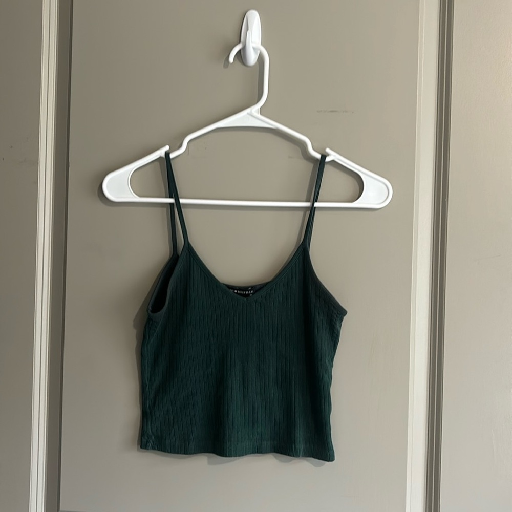 Brandy Melville forest green tank top